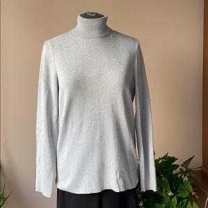 Beautiful silver turtleneck by Chico’s